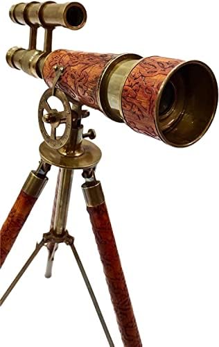 Vintage Brass Telescope Decorative Home Decor