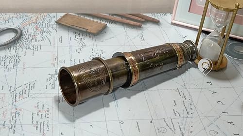 Antique Telescope 18 Inch Brass Pirate Spyglass Telescope
