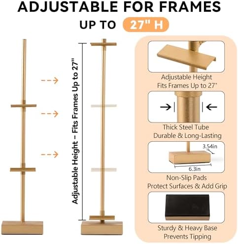 Heavy Duty Metal Easel Stand for Artwork and Signs