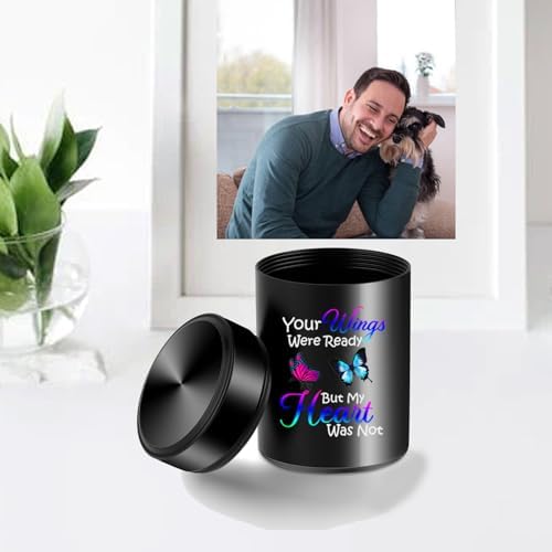 Small Keepsake Cremation Urns for Human Ashes Mini Urn with Angel Wings Design