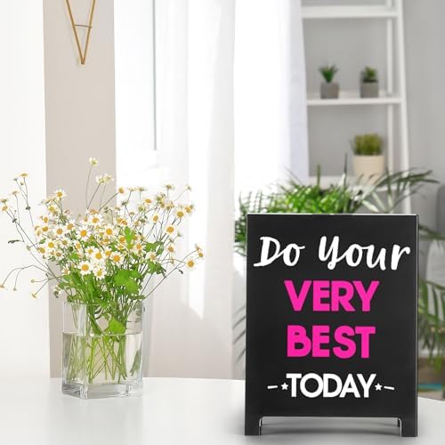 Inspirational Desk Sign Motivational Quote Uplifting Decor