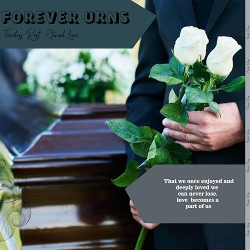 Forever Urns Adult Cremation Urn with American Eagle Flag Design