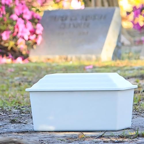 White Urn Vault for Ground Burial