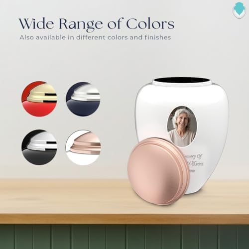 Personalized Picture Cremation Urn for Adult Ashes