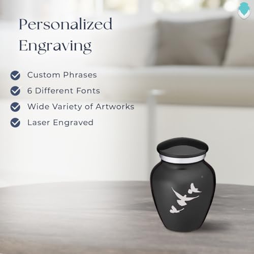 GetUrns Personalized Double-Sided Dove Cremation Urn - 35 lbs