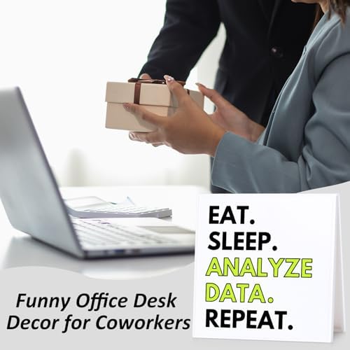 Funny Desk Sign for Data Analysts and Programmers