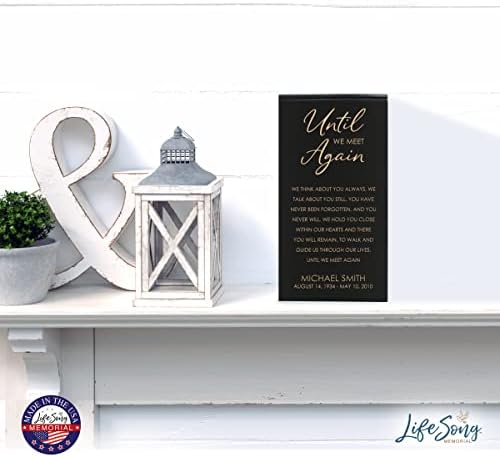 LifeSong Milestones Black Decorative Urn for Son or Father