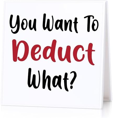 Funny Accountant Sign for Desk Office Decor