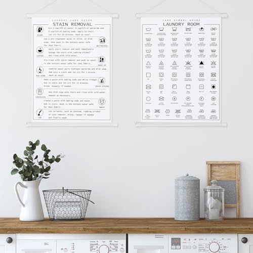 Gersoniel 2 Piece Laundry Room Decor Signs