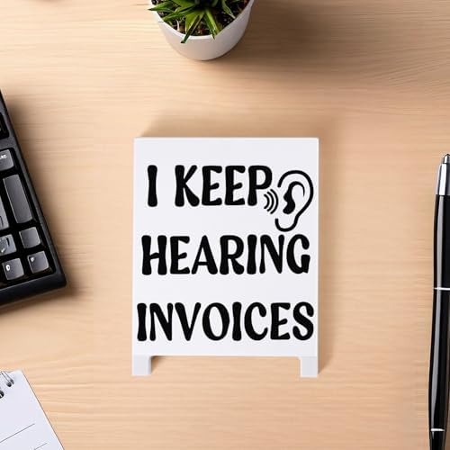 Funny Accountant Desk Sign Tax Season Decor
