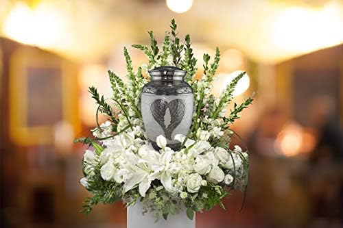 Angel Cremation Urn for Women - Handcrafted Decorative Urn