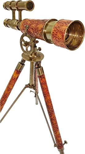 Vintage Brass Telescope Decorative Home Decor