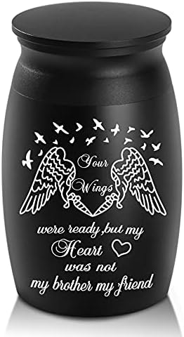 Small Cremation Urn for Sharing Handcrafted Keepsake with Engraving