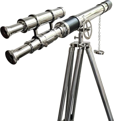Vintage Marine Chrome Finish Brass Telescope Home Decor