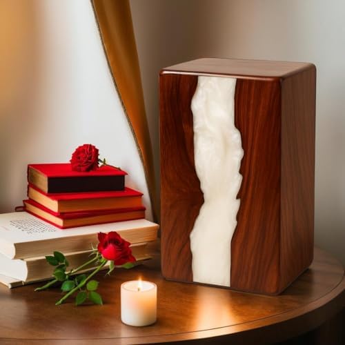 Prime Art Handcrafted Wooden Cremation Urn