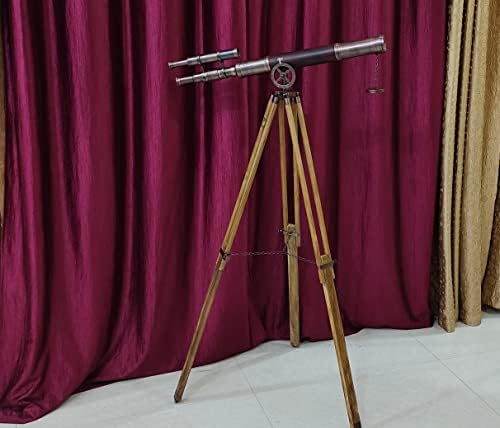 Nautical Vintage Royal Marine Double Barrel Telescope