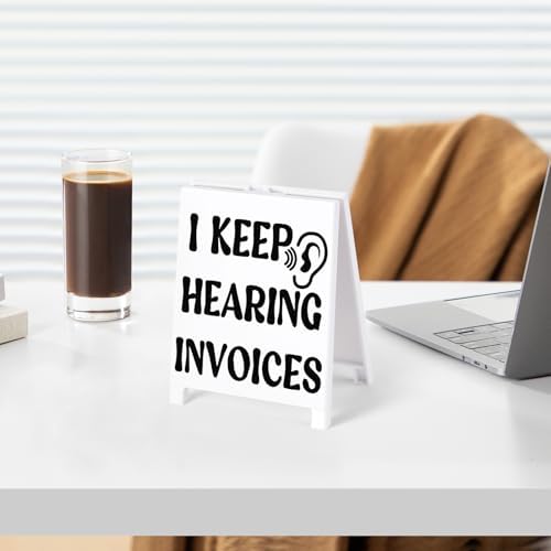 Funny Accountant Desk Sign Tax Season Decor