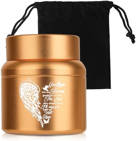 Small Urns for Human Ashes Keepsake Gold