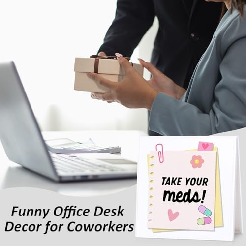 Take Your Meds Reminder Sign Decorative Desk Plaque