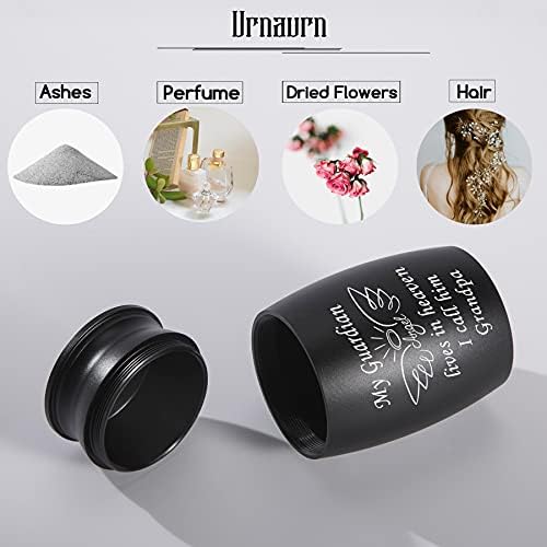 Small Personal Cremation Urn for Grandpa Ashes Handcrafted and Engraved