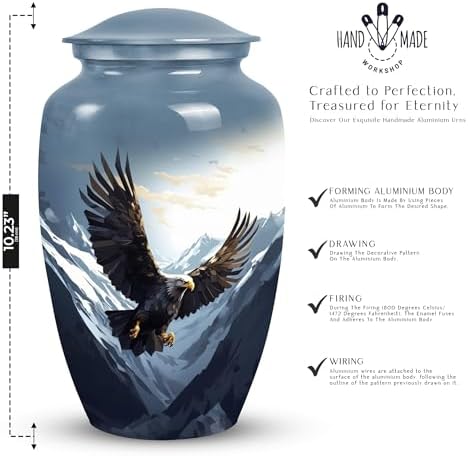 Flying Eagle Cremation Urn for Adult Ashes