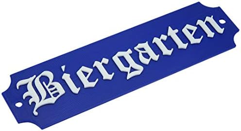 Biergarten Beer Garden Sign German Oktoberfest Decor