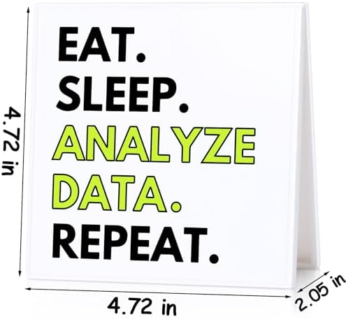 Funny Desk Sign for Data Analysts and Programmers
