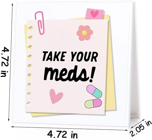 Take Your Meds Reminder Sign Decorative Desk Plaque