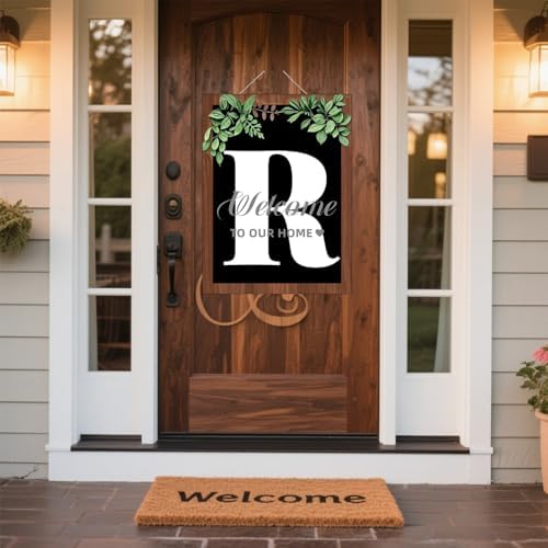 16 x 12 Ultra Large Letter R Front Door Wreath