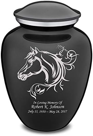 GetUrns Personalized Horse Cremation Urn for Human Ashes 200 lbs
