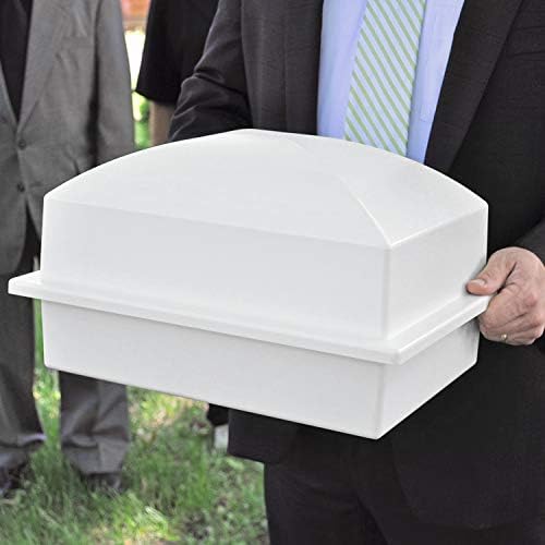 Crowne Vault Burial Urn with Pink Roses