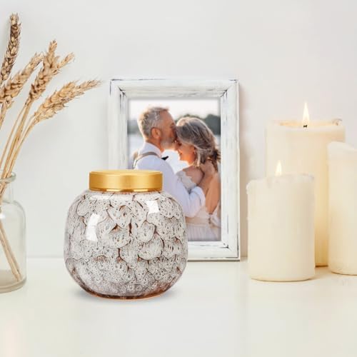 Dletay Mini Ceramic Urn for Human Ashes Keepsake