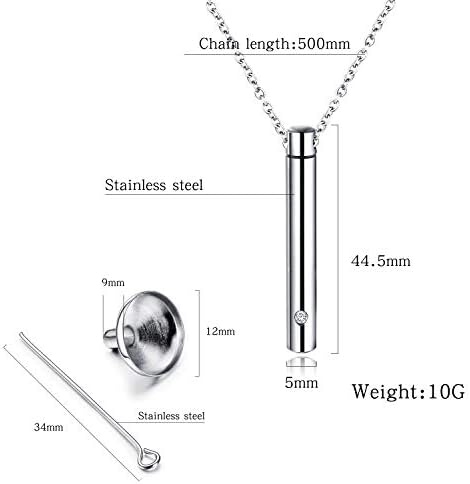 YOUFENG Urn Necklace for Cremation Ashes