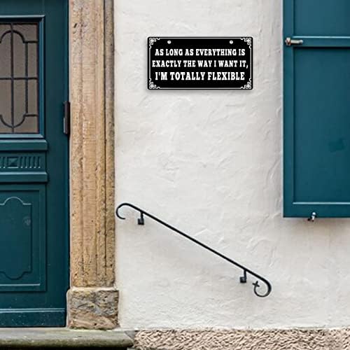 Double Sided Funny Wall Sign 10x5 Inch Decor