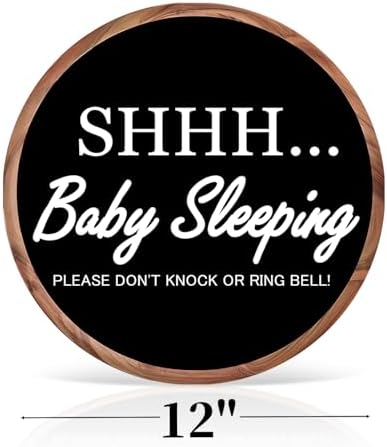 Tomato Fanqie Baby Sleep Sign Door Hanger