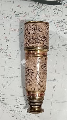 Antique Brass Pirate Spyglass Telescope 18 Functional