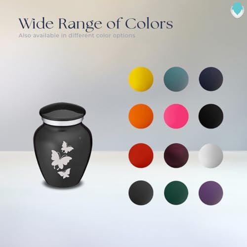 GetUrns Butterfly Cremation Urn with Double Side Engraving