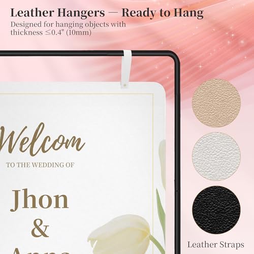 Adjustable Wedding Welcome Sign Stand Holder