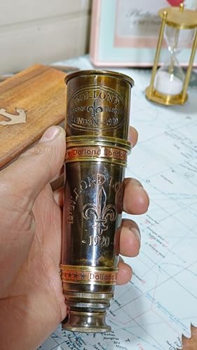Antique Telescope 18 Inch Brass Pirate Spyglass Telescope