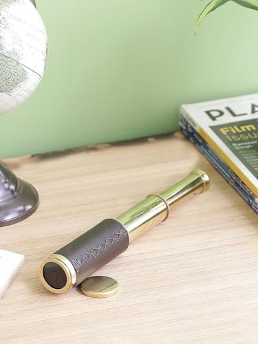 Brass Handheld Mini Telescope - Compact and Stylish
