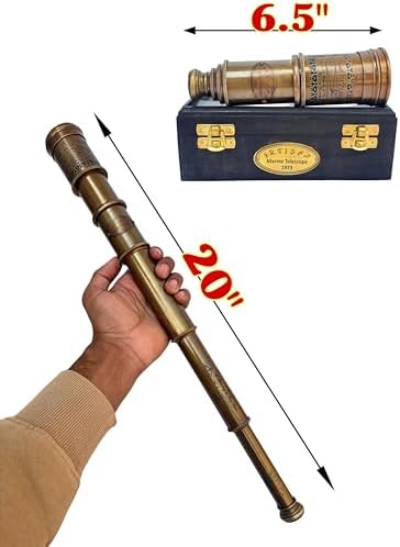 1923 Victorian Marine Telescope Collectible Decor
