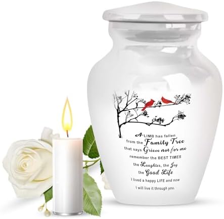 JAGASY Cardinal Bird Urn - 3 Inch Cremation Keepsake