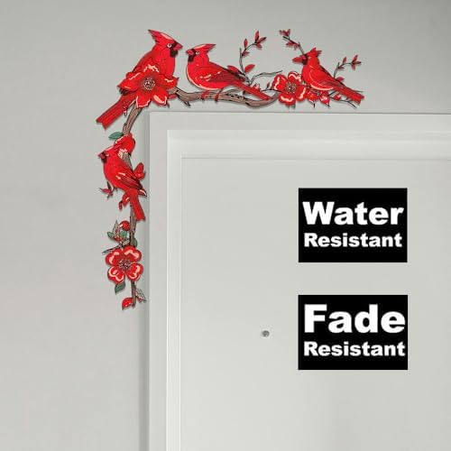 Bird Door Frame Topper Metal Decor Sign