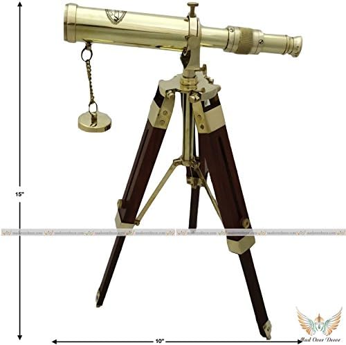 Mahira Nautical Pirate Barrel Telescope with Tripod Stand