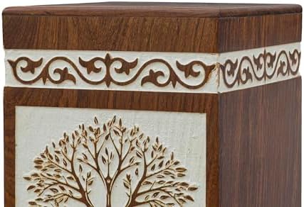 Premium Wooden Cremation Urn - Roots of Care Design