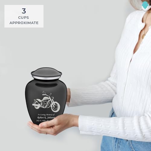 GetUrns Embrace Motorbike Cremation Urn for Human Ashes 44 Lbs