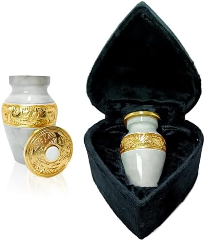 Mini Urns for Human Ashes - Hand Engraved Memorial Keepsake