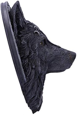 Dark Gothic Magical Wolf Moon Wall Hanging Plaque