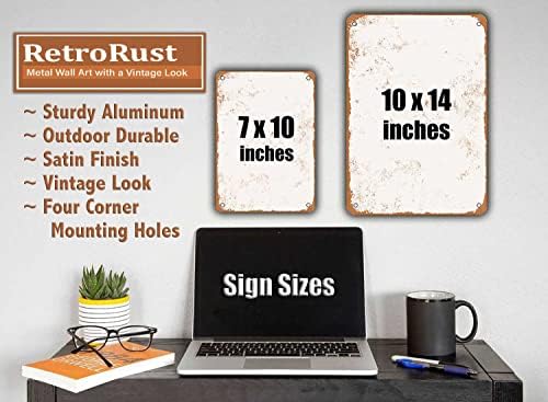 RetroRust Metal Sign - Telescope Room Authorized Personnel Only