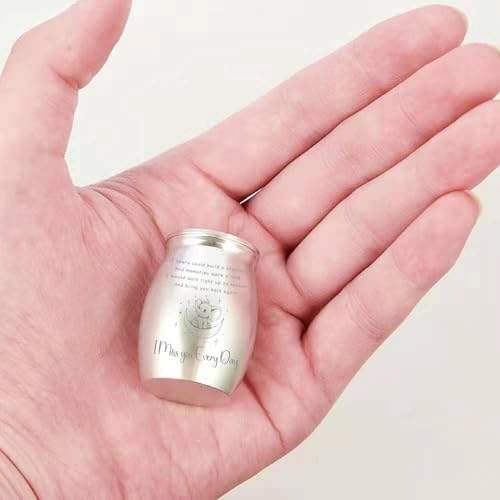 Mini Elephant Urn with I Miss You Every Day Message
